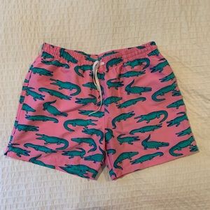 Chubbie’s Pink Gator Swim Trunks